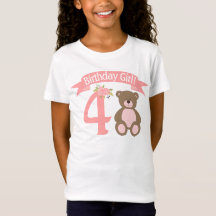 Teddy Bear Pique-nique Anniversaire Shirt Shabby S