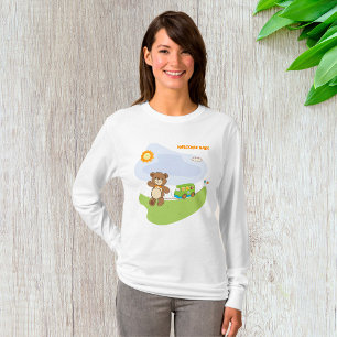 T-shirt Teddy Bear Welcome Baby Nursery Design