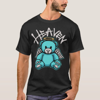 T-shirt Teddy Bear with Angel Wings and Halo Streetwear