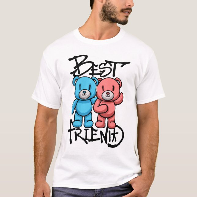 T-shirt Teddy Bears friend streetwear (Devant)