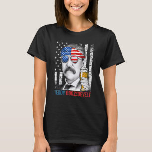 T-shirt Teddy Boozedevelt Theodore Roosevelt 4 juillet A