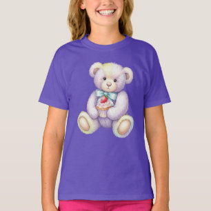 T-shirt Teddy de cupcake crémeux par Natasha Us