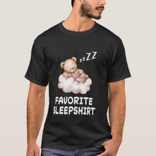 T-shirt Teddy Grizzly Ours Nap Sleep Pyjama