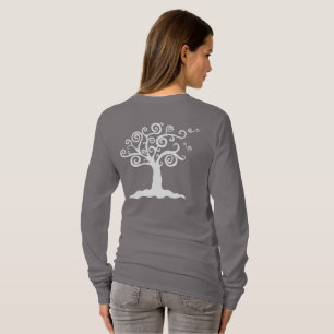 T-shirt Tee à long feutre féminin CTM Tree