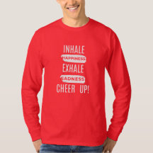 TEE À MANCHES LONGUES POUR HOMMES INHALE AND EXHAL