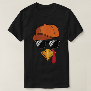 T-shirt Tee à visage de dinde cool et drôle pour déguiseme