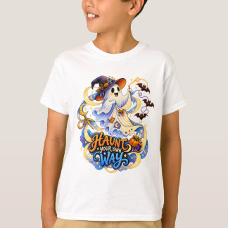 T-shirt Tee Art du Fantôme Tailleur de Haunt Your Own Way