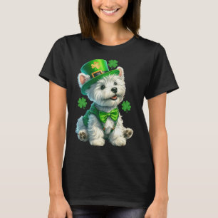 T-shirt Tee blanc en terrier blanc de West Highland