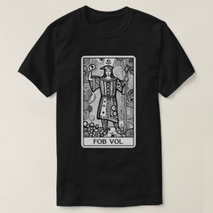 T-SHIRT TEE CARTE TAROT LE MAT STYLE LOVECRAFT