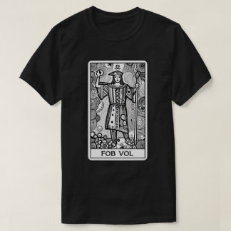 T-SHIRT TEE CARTE TAROT LE MAT STYLE LOVECRAFT
