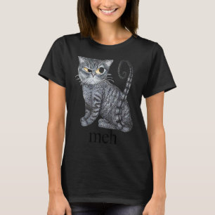 T-shirt Tee Chat Meh pour Chat