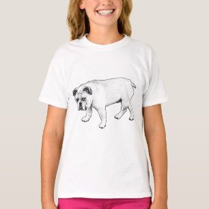 T-shirt Tee classique confortable à motif de points