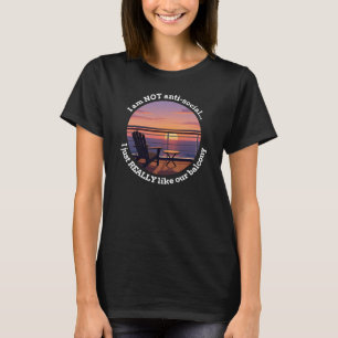 T-shirt Tee "Conjoint Introverti 'J'aime Vraiment Mon Balc