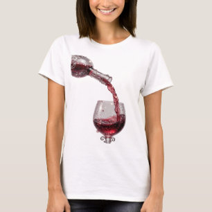 T-shirt Tee Cool Argent VIN ROUGE Déclaration