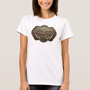 T-shirt Tee Crisp Rose MOINS DE PAROLE PLUS DE BOUTEILLES