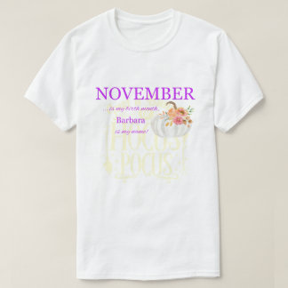 T-shirt Tee d'anniversaire personnalisé