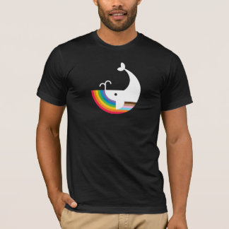 T-shirt Tee de baleines coupées à la noix de cou (Premium)