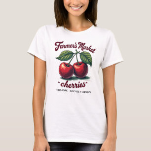 T-shirt Tee de cerises bio - Cultivé et sucré localement