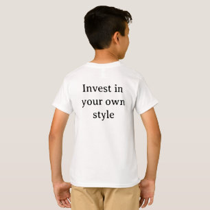 T-shirt Tee de devis pour enfants - SnapX