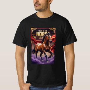 T-shirt Tee de la célébration de l'année du Cheval 2026