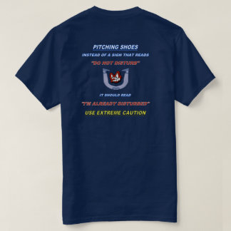 T-shirt Tee de lancer de fer à cheval Ne pas déranger