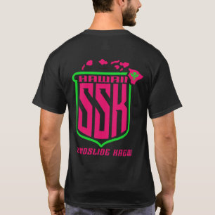 T-shirt Tee de l'équipe (vert et rose)