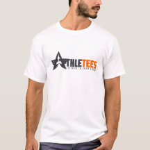 Tee de logo des athlètes avec une touche élégante
