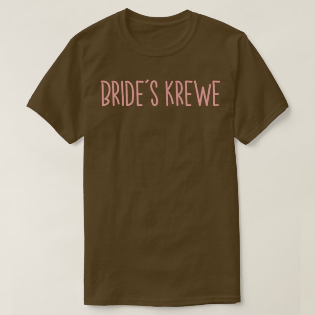 T-shirt Tee de mariée de fête de bachelorette de mariée d' (Design devant)