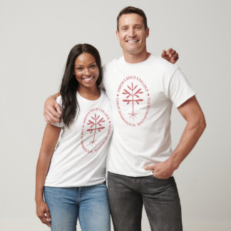 T-shirt Tee de phoque rocheux Unisex Simon en rouge