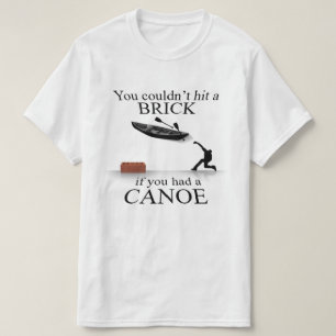 T-shirt tee de pirogue en brique