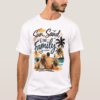 T-shirt Tee de voyage de vacances en famille à la plage 20
