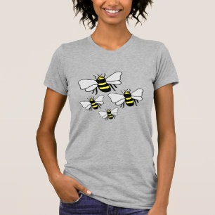 T-shirt Tee des femmes d'abeilles nombreuses