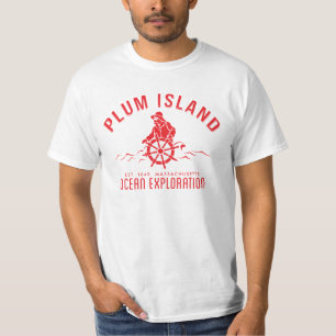 T-shirt Tee d'île extraordinaire de prune, le