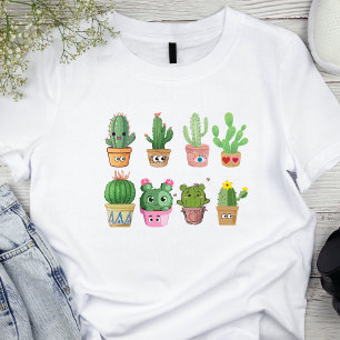 T-shirt Tee d'impression plus cactus