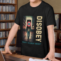 Tee Dystopian Vintage Désobéi Propagande Chemise
