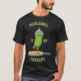 T-shirt Tee Fun Picklell Est Ma Thérapie Paddle 