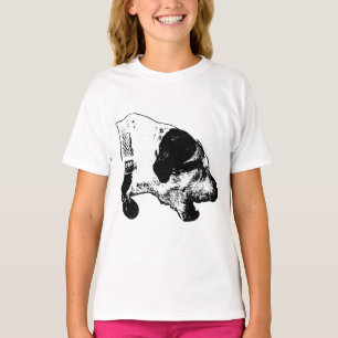 T-shirt Tee graphique de mélange de Terrier fort et fier