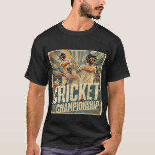 T-shirt Tee Retro T20 Cricket Fever