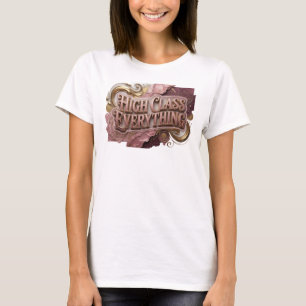 T-shirt Tee Rouge Vibrant HIGH CLASS EVERYTHING