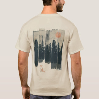 T-shirt Tee « Sérénité forestière »