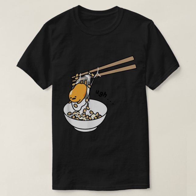 T-shirt Tee - shirt2749.png de baguettes de gudetama (Design devant)