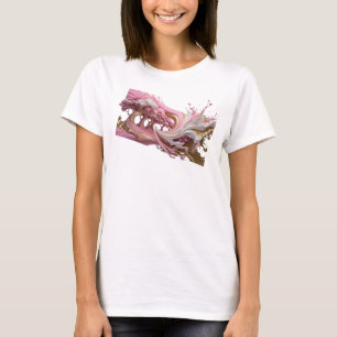 T-shirt Tee-shirt avec déclaration d'art abstrait OR MODER