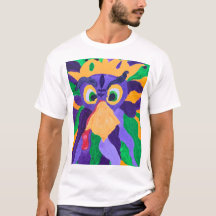 Tee - shirt blanc avec Corus, Rooster Extraordinai