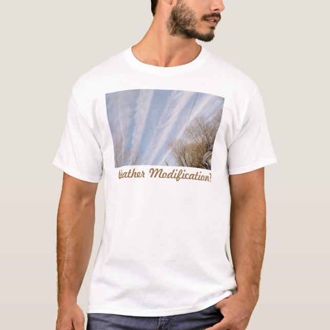 T-shirt Tee - shirt Chemtrail (Devant)