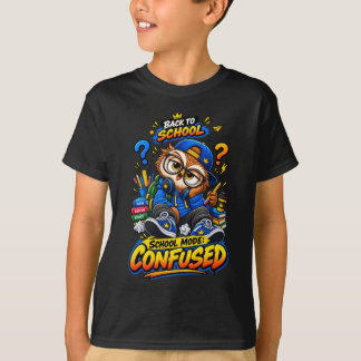 T-shirt Tee-shirt chouette de hibou de rentrée scolaire en
