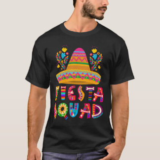 T-shirt Tee-shirt Cinco De Mayo pour groupe Fiesta Squad C