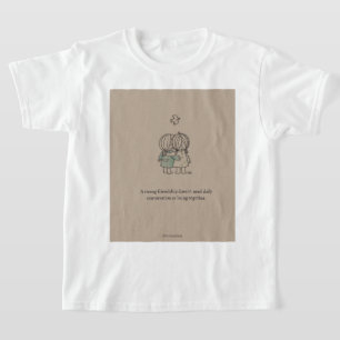 T-shirt "Tee-shirt citation d'amitié véritable"