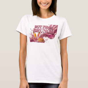 T-shirt Tee-shirt Classique Rouge MAIS D'ABORD BRUNCH