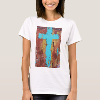T-shirt Tee - shirt croisé de dames de foi