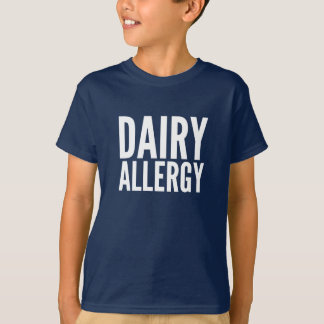 T-shirt Tee - shirt d'allergie de laiterie